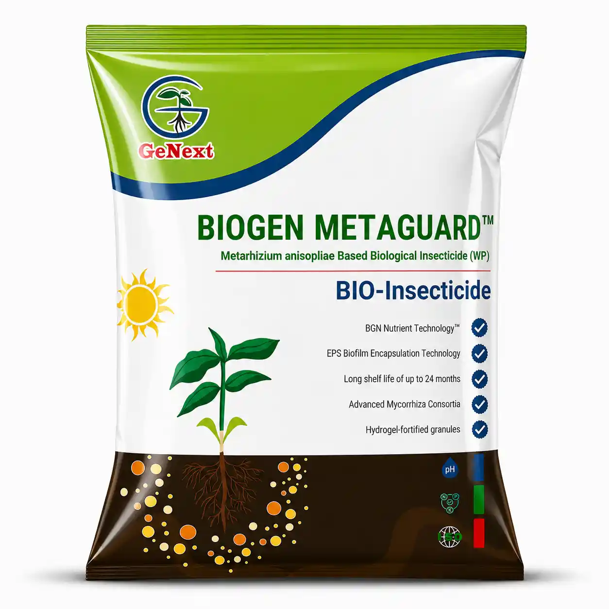 BIOGEN MetaGuard™ Metarhizium anisopliae Based Biological Insecticide (WP)
